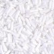 Miyuki Bugle 6mm Beads - White opaque BGL2-402